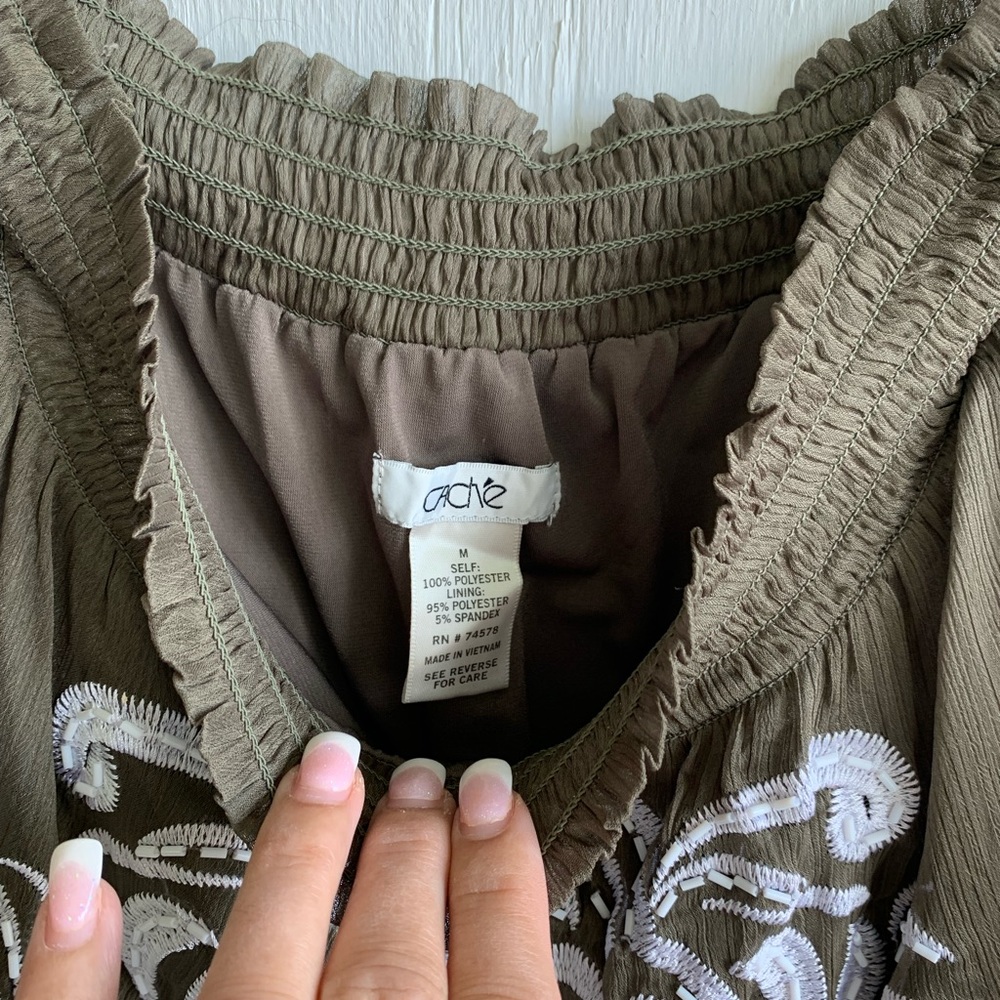 Cache Strapless Top - image 3